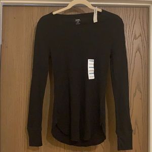 Black thermal shirt- size small